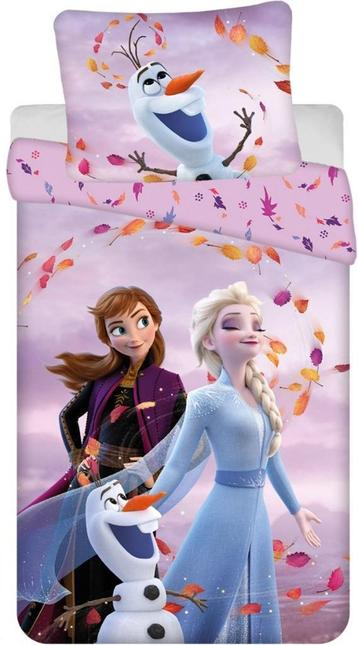 Disney Frozen Dekbedovertrek 140 x 200 cm - Anna, Elsa, Olaf beschikbaar voor biedingen