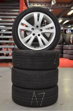 17" Mercedes C-Klasse Velgen 5x112 ET47 + Zomerbanden, Auto-onderdelen, Niet ingevuld, Gebruikt, Banden en Velgen, Niet ingevuld