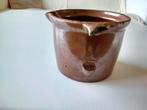 Originele bruine Keulse pot 11 cm doorsnee 10 cm hoog, Ophalen of Verzenden