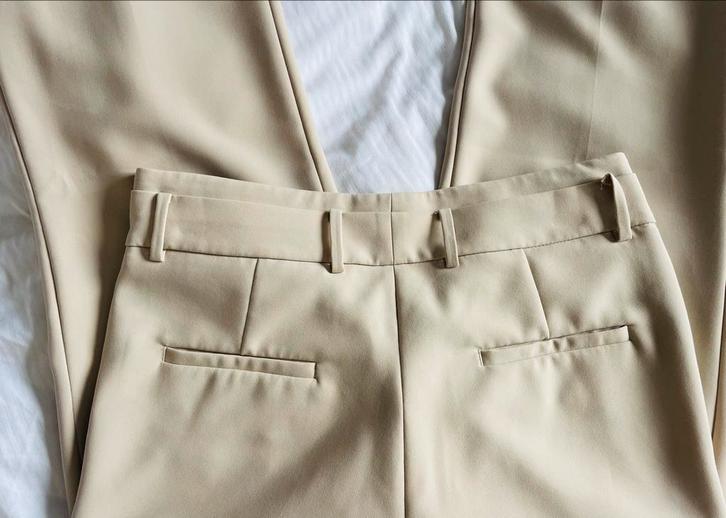 Cambio: Pantalon, Kleding | Dames, Broeken en Pantalons, Zo goed als nieuw, Maat 38/40 (M), Beige, Lang, Verzenden
