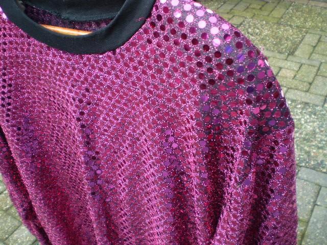 Rose kiel / tuniek van paillettenstof met strik en lint., Kleding | Dames, Carnavalskleding en Feestkleding, Zo goed als nieuw