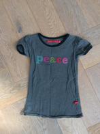 Leuk zomers shirt "peace" van Bengh per principesse 110/116, Gebruikt, Meisje, Ophalen of Verzenden, Shirt of Longsleeve