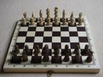 LEUK: Houten Schaakspel in kist (incl. Dammen & Backgammon), Een of twee spelers, Ophalen, Gebruikt