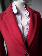 Knalrode wollen wintermantel - Maat 36, Kleding | Dames, Ophalen of Verzenden, Zo goed als nieuw, Maat 36 (S), Rood