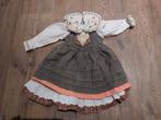 Antieke poppenjurk 42 cm lang, Ophalen of Verzenden