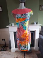 Eroke koraal kleurige jurk IT 44 NL 40 gratis verz, Maat 38/40 (M), Verzenden, Oranje, Zo goed als nieuw
