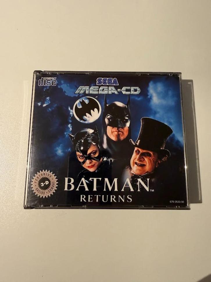 Mega CD Batman Returns, Spelcomputers en Games, Games | Sega, Zo goed als nieuw, Mega Drive, Avontuur en Actie, 1 speler, Vanaf 7 jaar