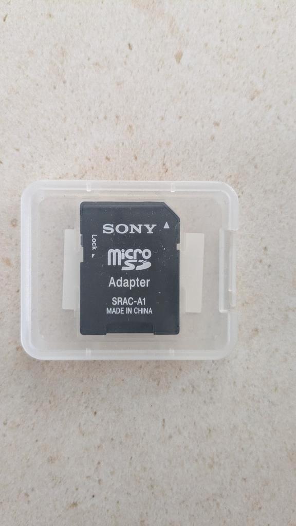 Sony Micro SD adapter, Audio, Tv en Foto, Fotografie | Geheugenkaarten, Zo goed als nieuw, Overige typen, 1 TB of meer, Overige