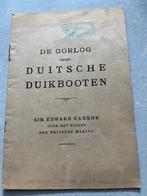 De Oorlog tegen Duitsche Duikboten WW1, Gelezen, Edward carson, Verzenden, Marine