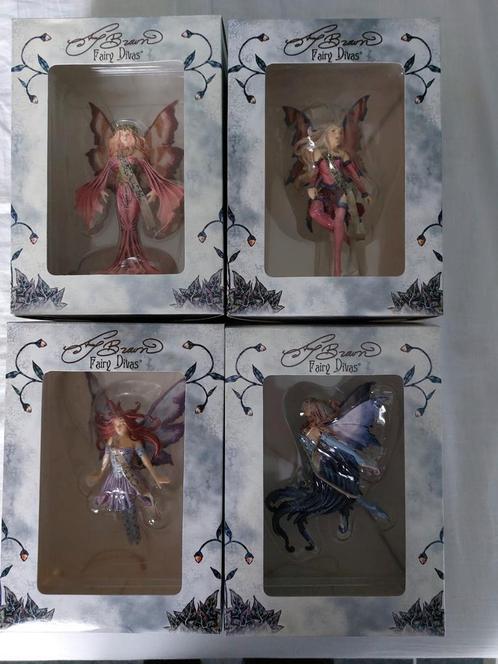 4x Amy Brown Fairy Diva elfje - Legends, Verzamelen, Beelden en Beeldjes, Zo goed als nieuw, Fantasy, Ophalen of Verzenden