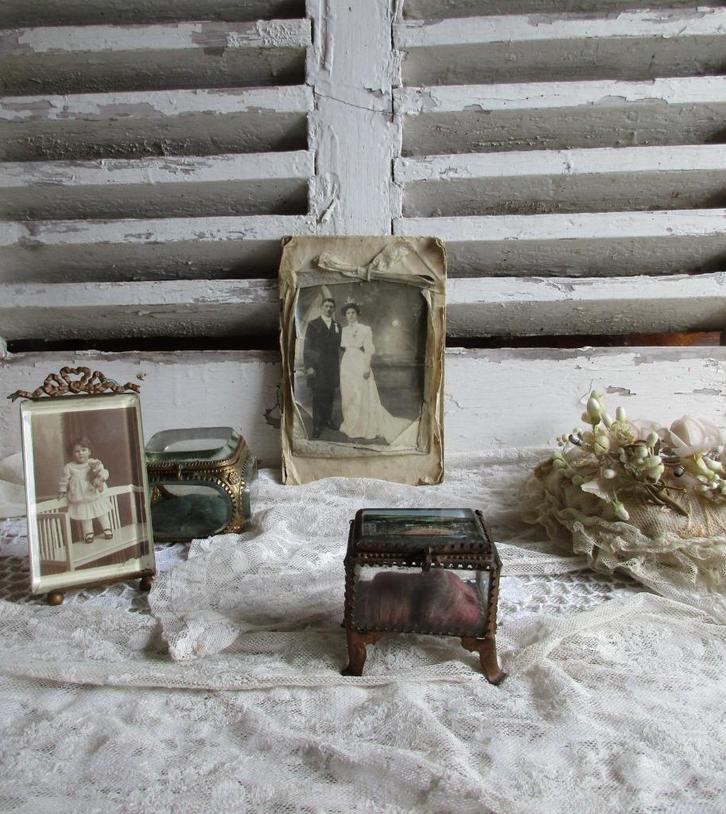 oud bruidskistje *Marries*, Antiek en Kunst, Curiosa en Brocante, Verzenden