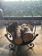 Vintage krantenbak/houtbak metaal, Antiek en Kunst, Ophalen of Verzenden