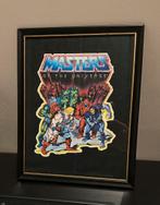 He Man Motu Masters of the Universe Motu op stof doek framed, Ophalen of Verzenden