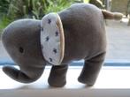 Olifant olifantje van IKEA grijs velours meet ca 17 cm breed, Ophalen of Verzenden, Zo goed als nieuw, Olifant