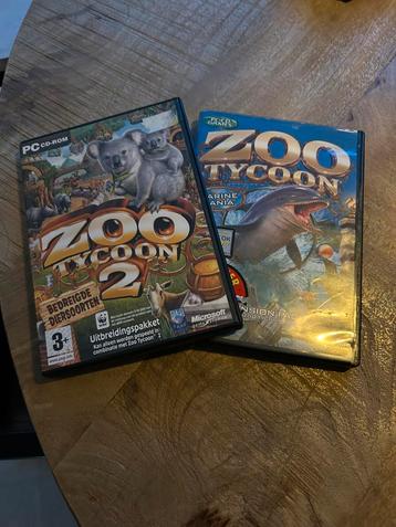 2x krasvrije zoo tycoon games beschikbaar voor biedingen