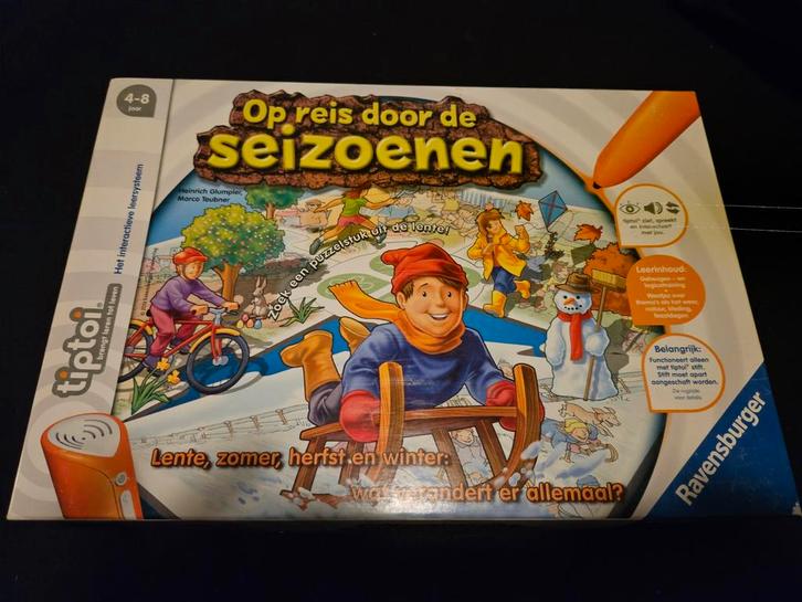 Ravensburger Tiptoi set Op Reis door de Seizoenen, Kinderen en Baby's, Speelgoed | Educatief en Creatief, Gebruikt, Ophalen of Verzenden