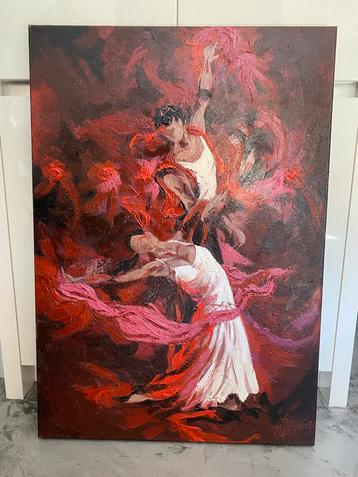 Echt schilderij van Melchior - Chris Overbeeke beschikbaar voor biedingen