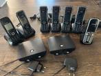 Gigasaet met 7 handsets en 4 basissets waarvan 2 ip, Ophalen, Gebruikt, 2 handsets