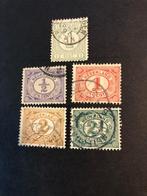 Nederland oud A cijfers gestempeld, Ophalen of Verzenden, T/m 1940, Gestempeld