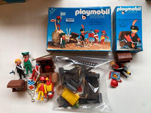 11. Playmobile pirate 3385 3542 niet compleet + extras, Kinderen en Baby's, Speelgoed | Playmobil, Gebruikt, Los playmobil, Ophalen