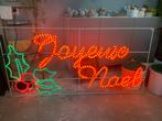 Neon Kerst Lichtbord - Joyeux Noël, Ophalen, Zo goed als nieuw, Metaal, 75 cm of meer