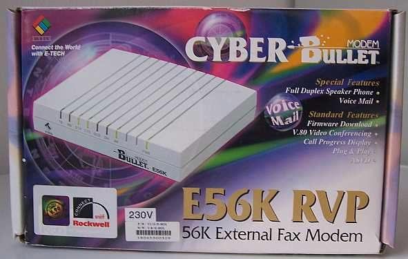 Windows telefoonmodem Cyber Bullet E56K RVP, collectors item, Computers en Software, Routers en Modems, Nieuw, Router met modem