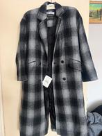 Zara geruite jas - Maat M, Kleding | Dames, Jassen | Winter, Ophalen of Verzenden, Zo goed als nieuw, Maat 38/40 (M), Zwart