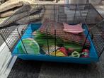 Hamster kooi met buitenren en toebehoren, Kooi, Gebruikt, Minder dan 75 cm, Hamster