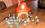 Mooie set Smurfen. 20 stuks met groot Smurfenhuis., Verzamelen, Ophalen of Verzenden, Gebruikt, Verschillende Smurfen