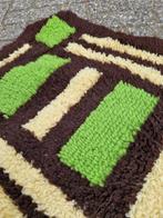 tafelkleed groen bruin loper geknoopt, Huis en Inrichting, Tafelkleden, Ophalen of Verzenden, 'T Olde Gre-j, Info@toldegrej.nl