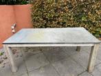graniet tafelblad tuintafel gratis!, Tuin en Terras, Tuintafels, Ophalen, Gebruikt, Rechthoekig, Overige materialen