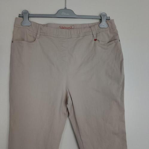 Relaxed by Toni 7/8 broek beige maat 46 z.g.a.n., Kleding | Dames, Broeken en Pantalons, Zo goed als nieuw, Maat 46/48 (XL) of groter