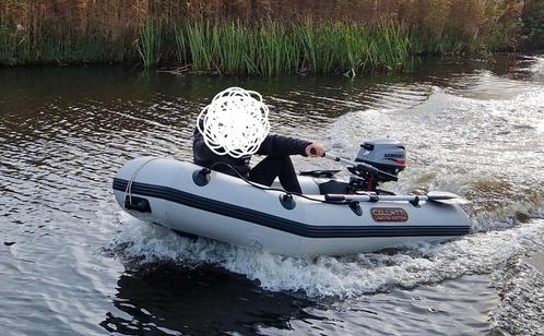 Calletti power pro 230, motor 3.5 pk (als nieuw), trailer., Watersport en Boten, Rubberboten, Zo goed als nieuw, Overige merken