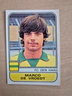 Panini Voetbal 82 Marco de Vroedt FC Den Haag, Verzamelen, Ophalen of Verzenden, Zo goed als nieuw, Overige binnenlandse clubs