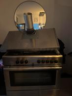 5 pits gasoven met dubbele afzuifkap, 60 cm of meer, Ophalen of Verzenden, Zo goed als nieuw, Gas