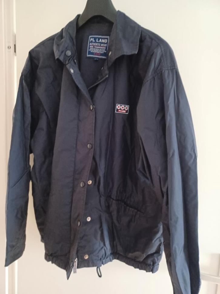 Wind/ regenjack mt ( L) XL PL LAND, Kleding | Dames, Jassen | Winter, Zo goed als nieuw, Maat 46/48 (XL) of groter, Blauw, Ophalen of Verzenden