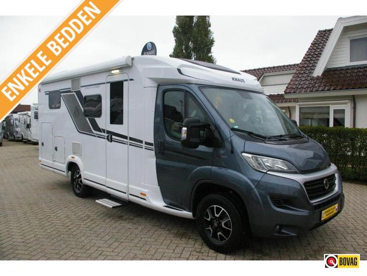 Knaus Van TI 650 MEG Enkele bedden, XXL Garage, Caravans en Kamperen, Campers, Bedrijf, tot en met 3, Half-integraal, Knaus, Fiat