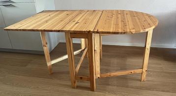 Ikea opklapbare eettafel van hout