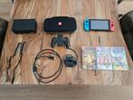 Nintendo Switch 2019 Upgrade editie + spellen, Spelcomputers en Games, Met games, Met 2 controllers, Zo goed als nieuw, Ophalen