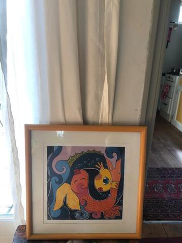 Grafiek Petra Peschkes  1965 Titel  You + Me  Handgesigneerd beschikbaar voor biedingen