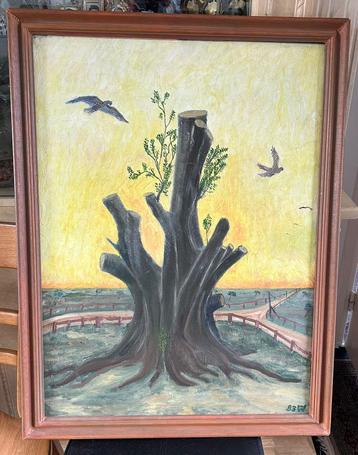 Prachtige vintage schilderij! beschikbaar voor biedingen