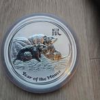 Zilveren  kilomunt Year of the Mouse 2008, Postzegels en Munten, Ophalen of Verzenden, Zilver