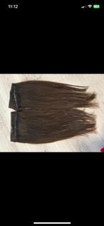 Human hair extensions - Bruin, Sieraden, Tassen en Uiterlijk, Ophalen of Verzenden, Zo goed als nieuw, Pruik of Haarverlenging