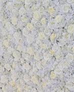 Flowerwall white thema feest decoratie verjaardag bloemen, Ophalen of Verzenden