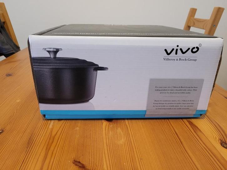 VIVO Villeroy&Boch Albert Heijn AH braadpan gietijzer 24 cm, Huis en Inrichting, Keuken | Potten en Pannen, Nieuw, Koekenpan of Braadpan