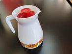 Retro Waterkan met Bloemen - Ontspullen!, Ophalen of Verzenden, Gebruikt