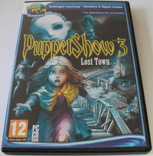PC Game *** PUPPETSHOW 3 *** Lost Town, Spelcomputers en Games, Games | Pc, Zo goed als nieuw, Puzzel en Educatief, 1 speler, Vanaf 12 jaar