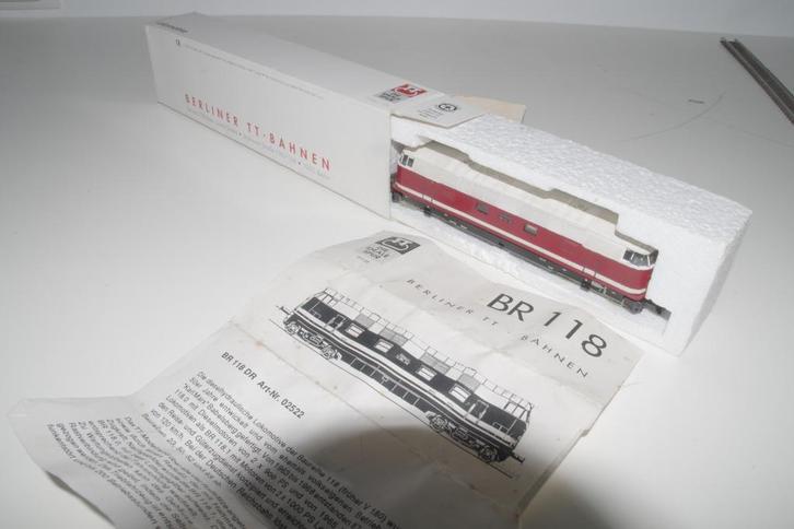 BR 118 Berliner TT, Hobby en Vrije tijd, Modeltreinen | Overige schalen, Gebruikt, Locomotief, Gelijkstroom, Overige merken, Analoog