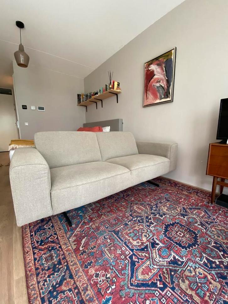 Loods 5 bank 2,5-zits beige, Huis en Inrichting, Banken | Bankstellen, Zo goed als nieuw, Tweepersoons, 150 tot 200 cm, 75 tot 100 cm