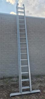 Professionele ladder 3 x 16, Ophalen, Zo goed als nieuw, 4 meter of meer